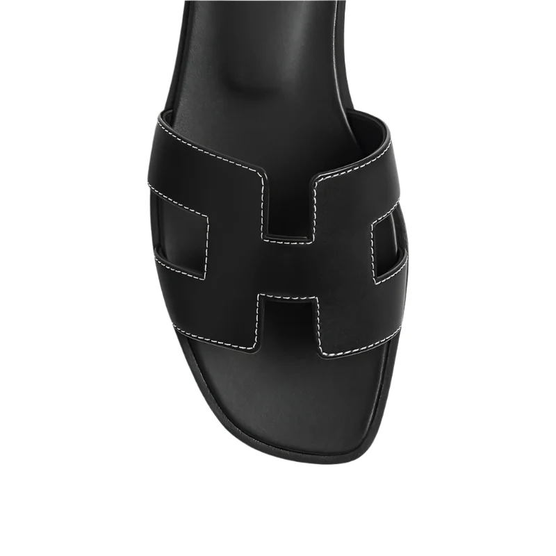 Hermès Oran Sandal Black - Image 3