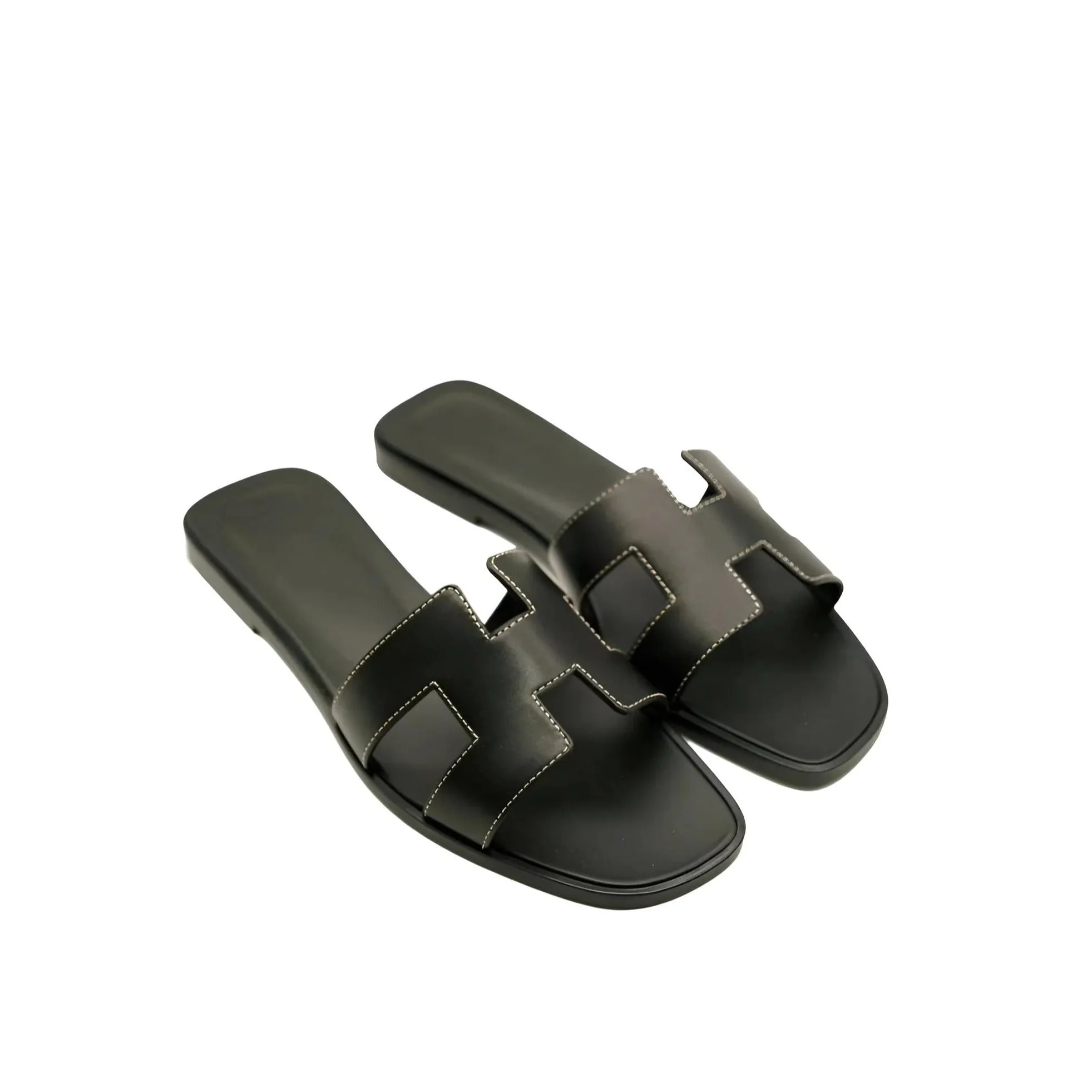 Hermès Oran Sandal Black - Image 4