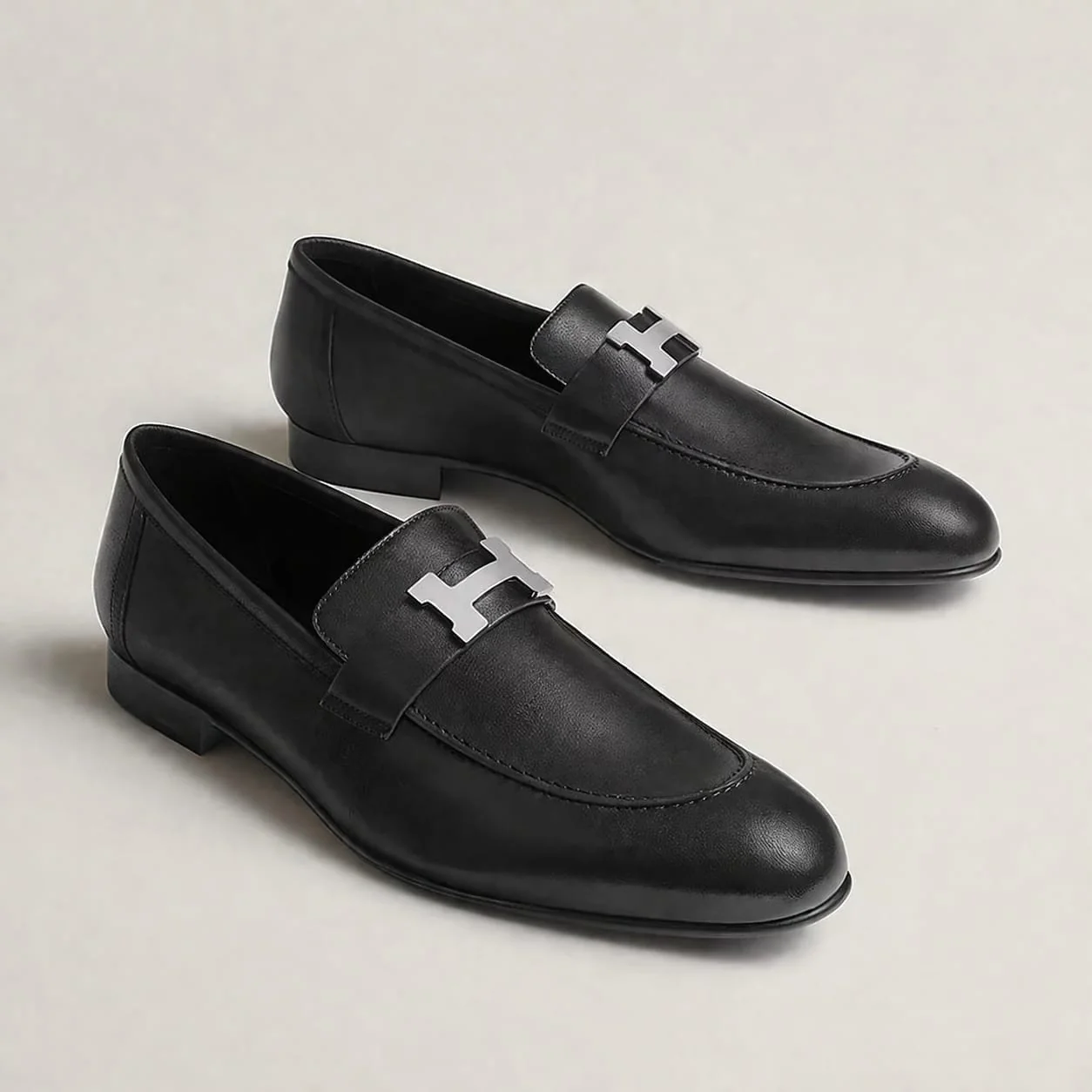 Hermès Paris Loafer Black
