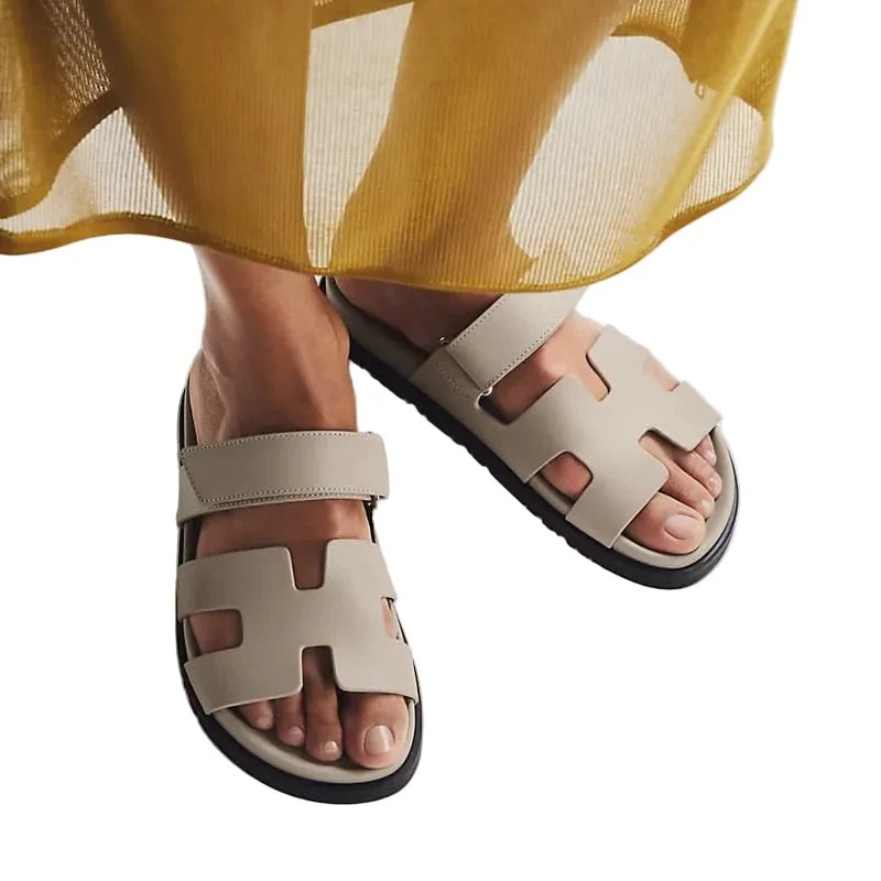 Hermès Sandal In With Anatomical Rubber Sole And Adjustable Strap - Image 3