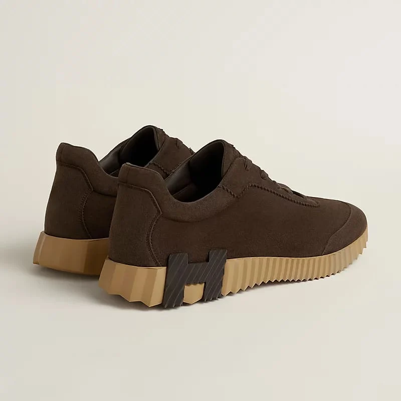 Hermès Sneaker Suede Light Sole With Contrasting - Image 2
