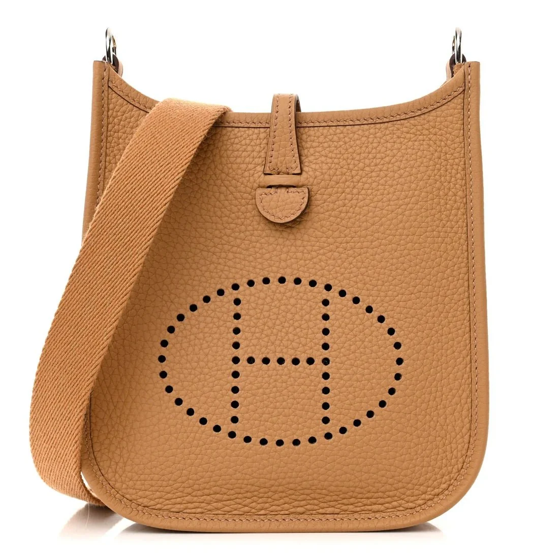 Hermès Taurillon Clemence Evelyne TPM Biscuit - Image 5
