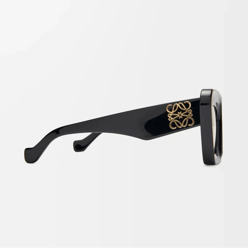 Loewe Beveled Cateye Sunglasses Black - Image 4