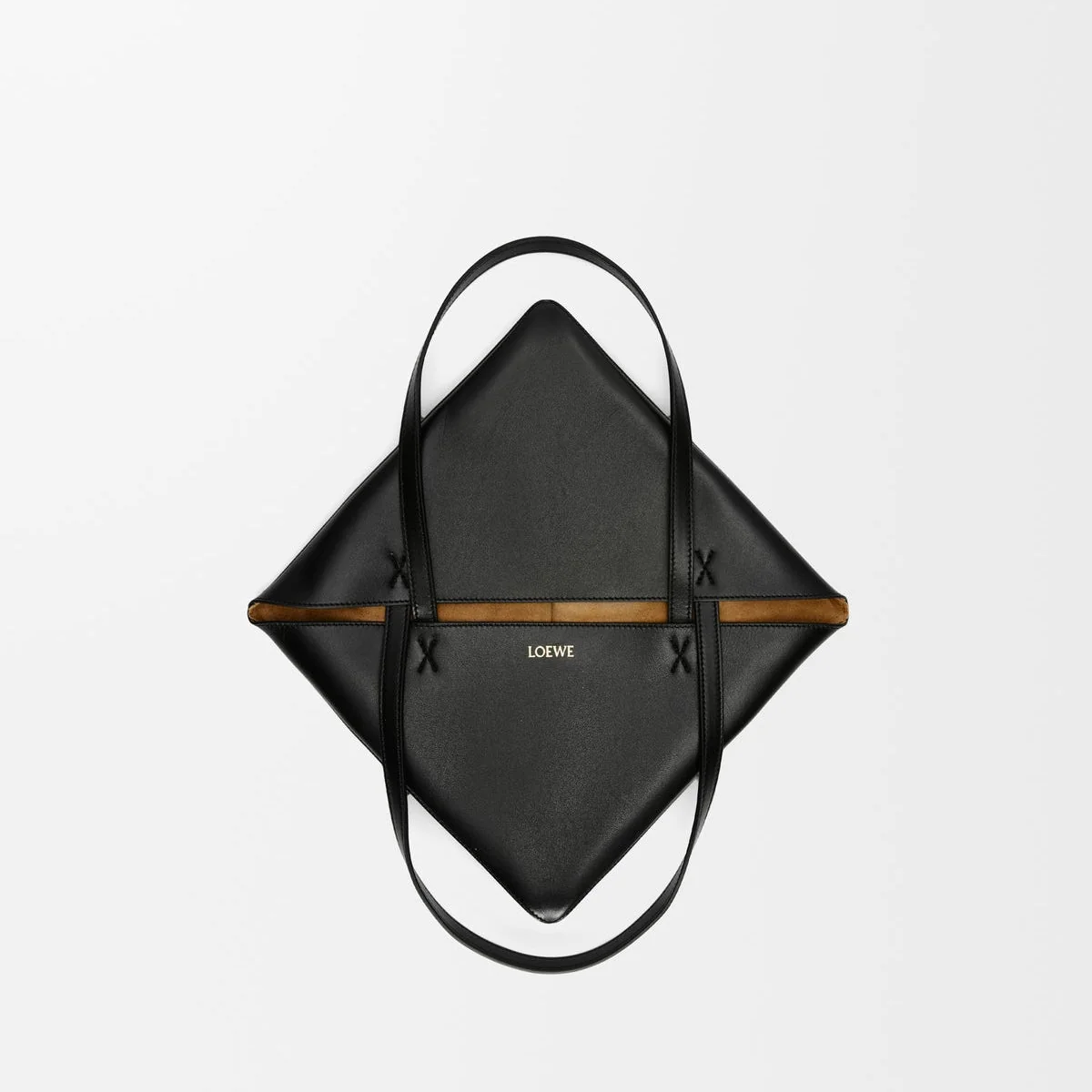 Loewe Medium Puzzle Fold Tote In Shiny Calfskin - Image 6