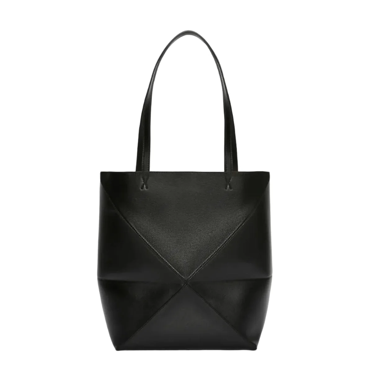 Loewe Medium Puzzle Fold Tote In Shiny Calfskin - Image 7