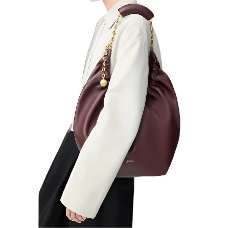Loewe Medium Squeeze Bag Dark Burgundy - Image 12