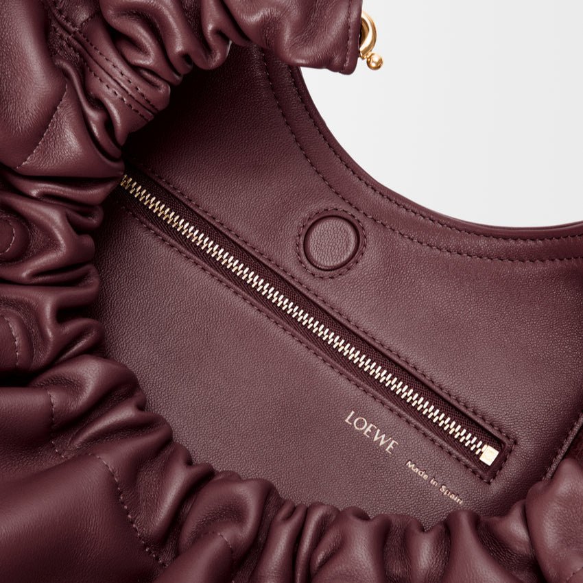 Loewe Medium Squeeze Bag Dark Burgundy - Image 5
