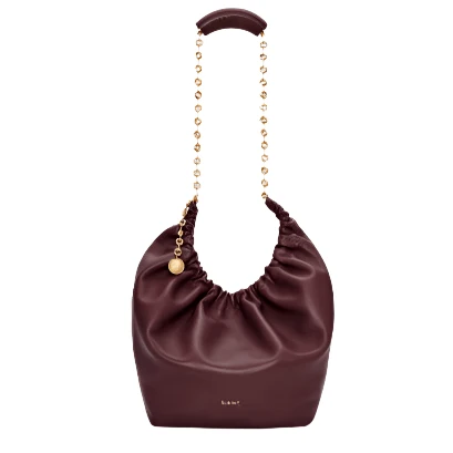 Loewe Medium Squeeze Bag Dark Burgundy - Image 9