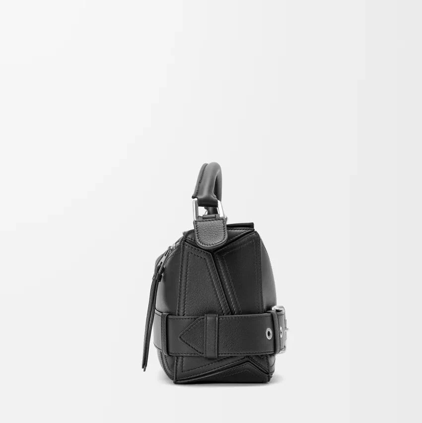 Loewe Small Puzzle Biker Bag in Shiny Leather - Image 4