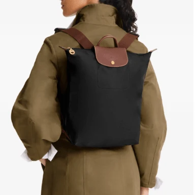 Longchamp Le Pliage M Backpack Black - Canvas - Image 3