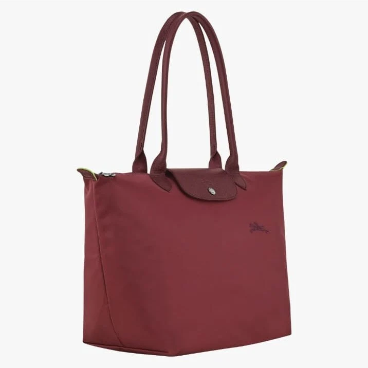 Longchamp Large Le Pliage Tote Bag Burgundy - Image 3