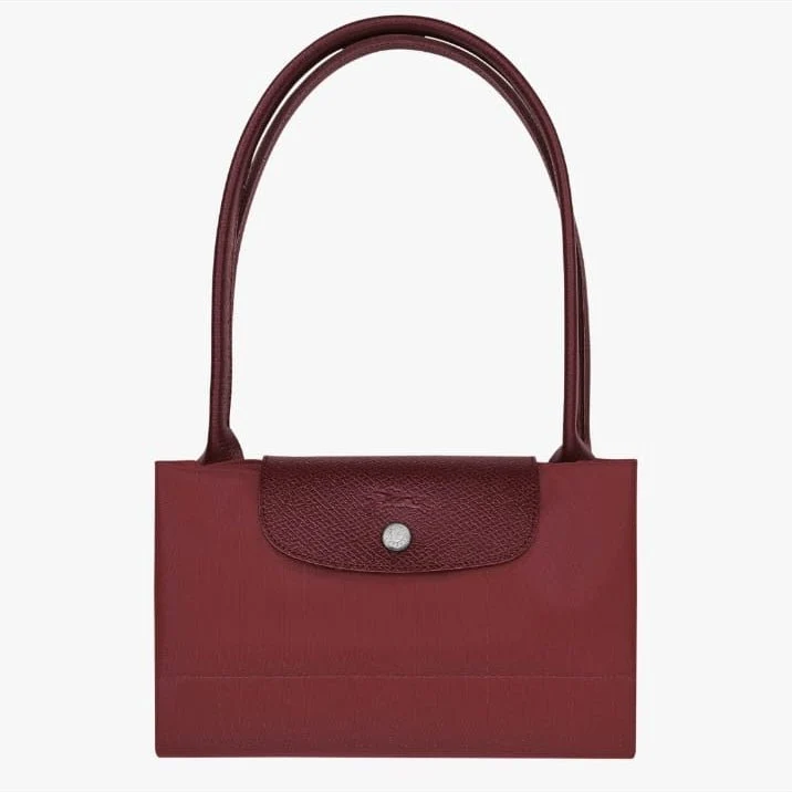 Longchamp Large Le Pliage Tote Bag Burgundy - Image 5