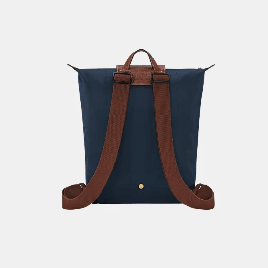 Longchamp Le Pliage Backpack M Canvas - Navy - Image 3