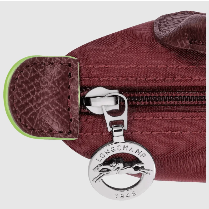 Longchamp Le Pliage Red Pouch With Handle - Image 4