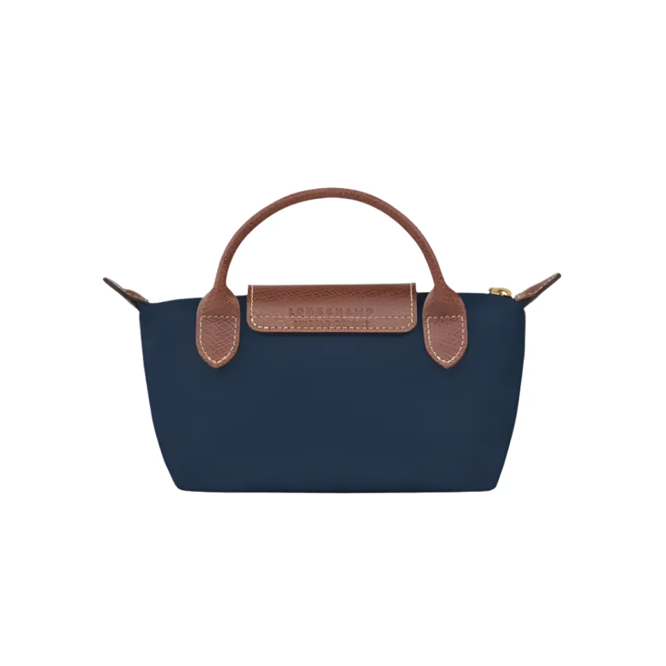 Longchamp Le Pliage Women's Mini Blue Navy Cross Bag - Image 3