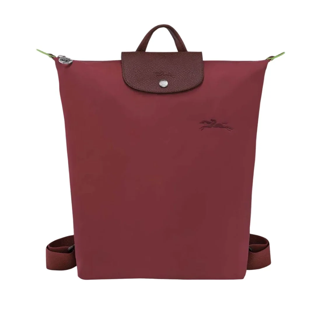 Longchamp Medium Le Pliage zip-up Backpack | Red