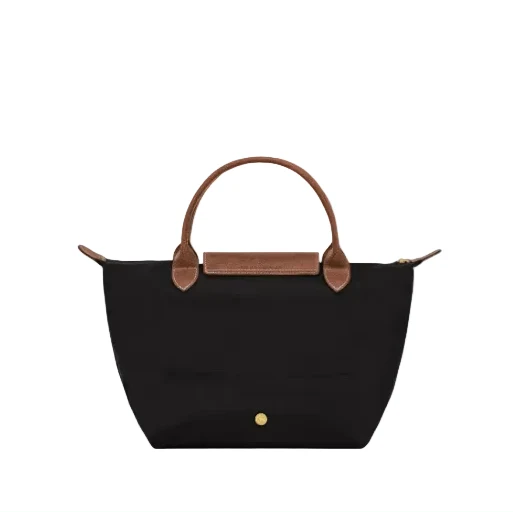Longchamp Small Le Pliage Bag In Canvas Black - Image 3
