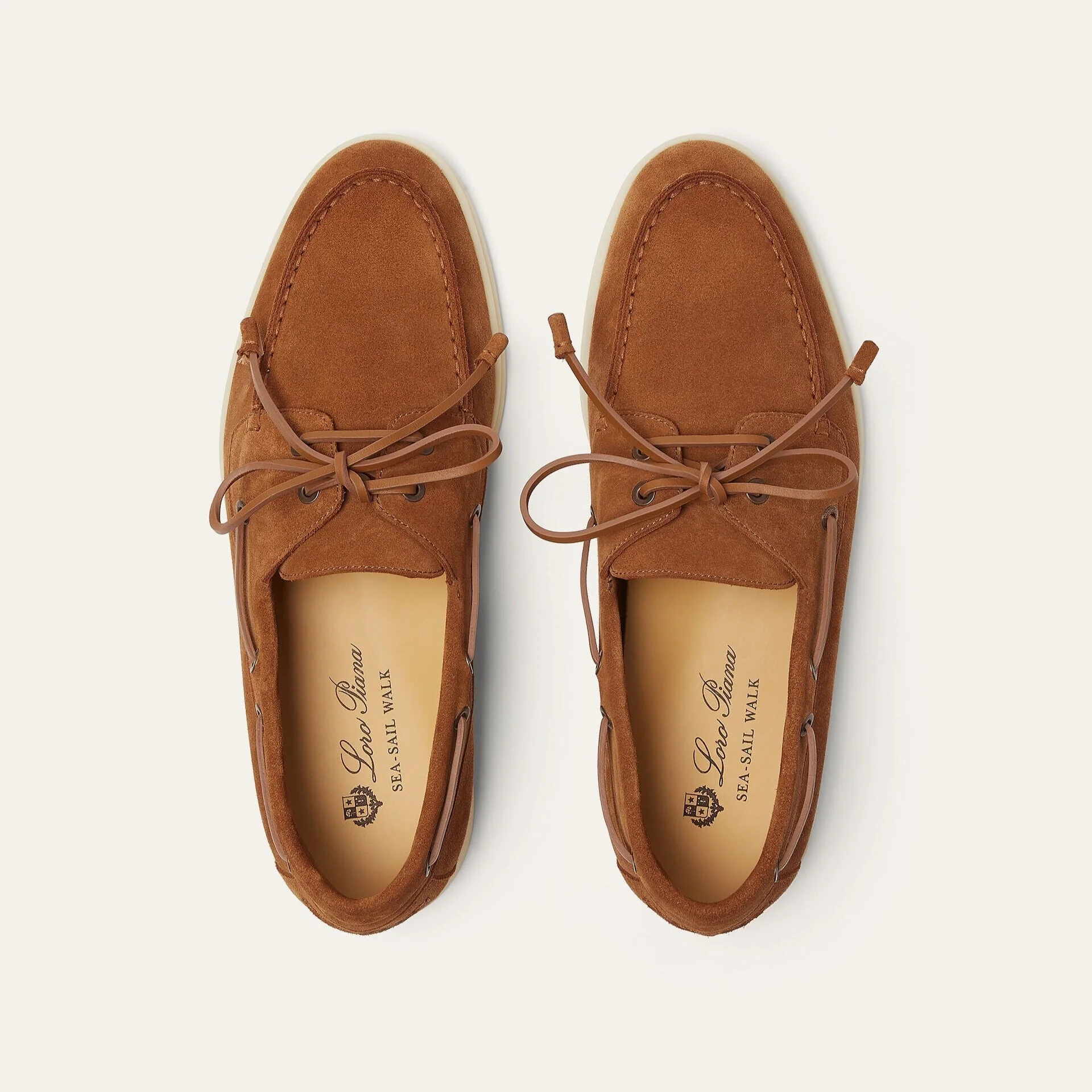Loro Piana - Sea Sail Cocoa Suede Dress Shoe - Image 3