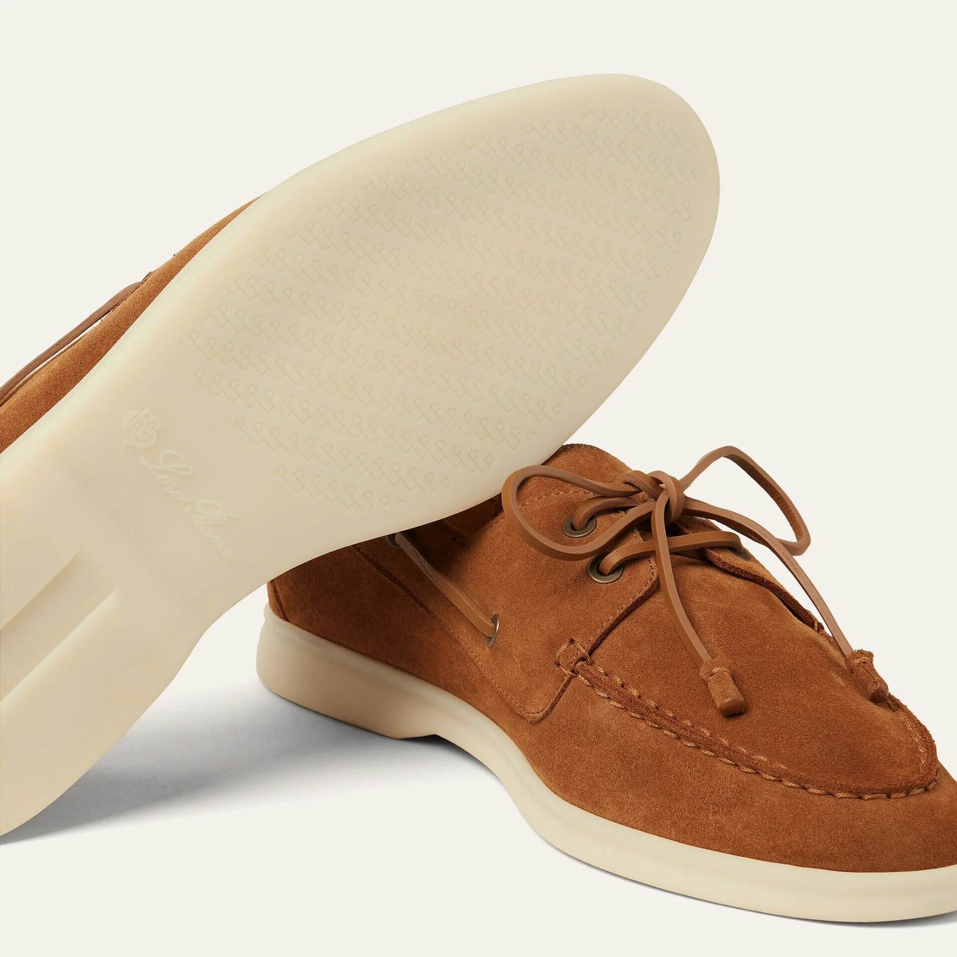 Loro Piana - Sea Sail Cocoa Suede Dress Shoe - Image 4