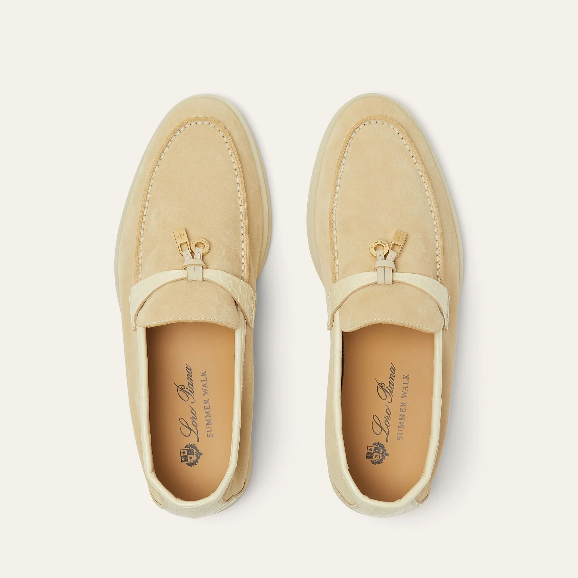 Loro Piana Summer Charms Walk Loafer Butter - Image 2