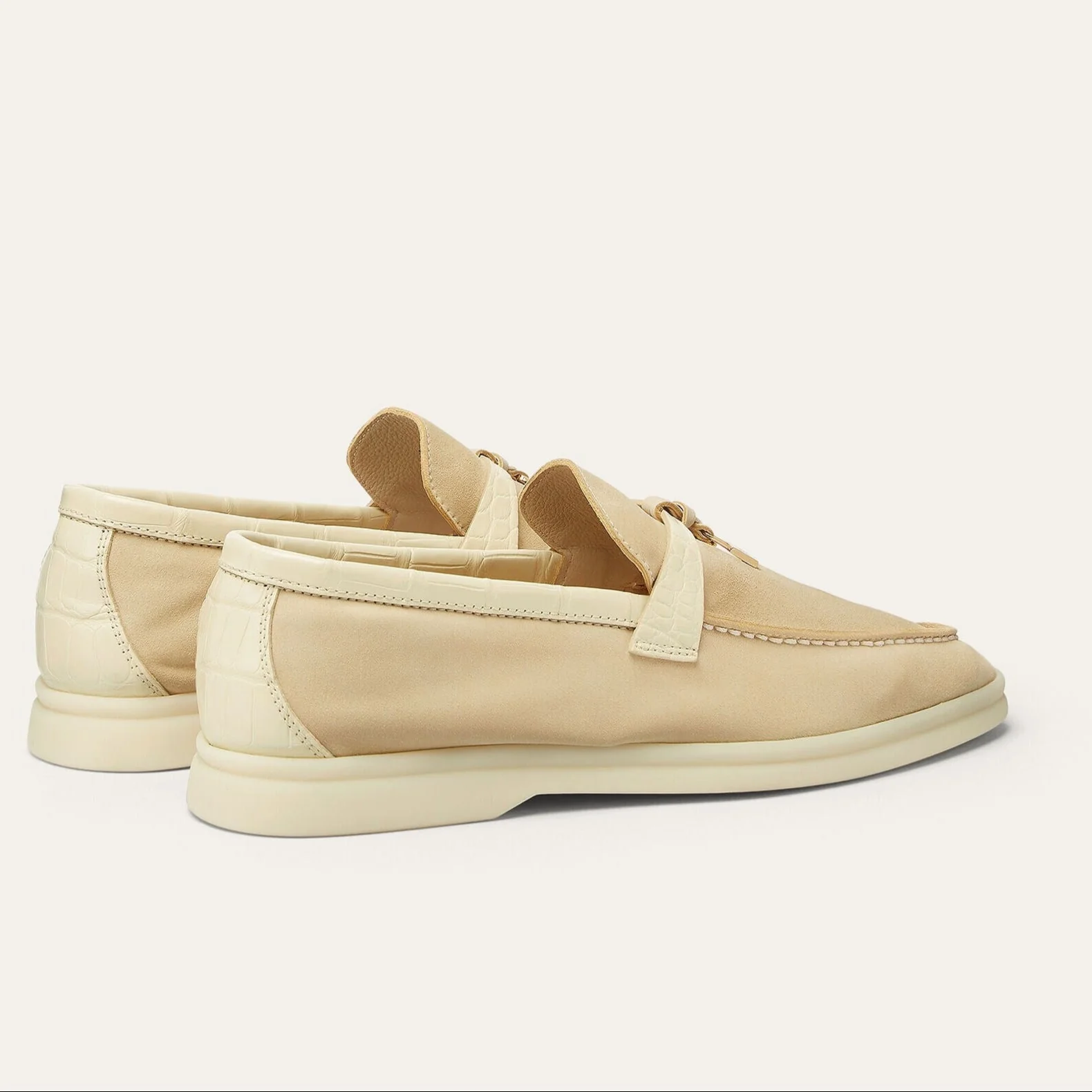 Loro Piana Summer Charms Walk Loafer Butter - Image 3