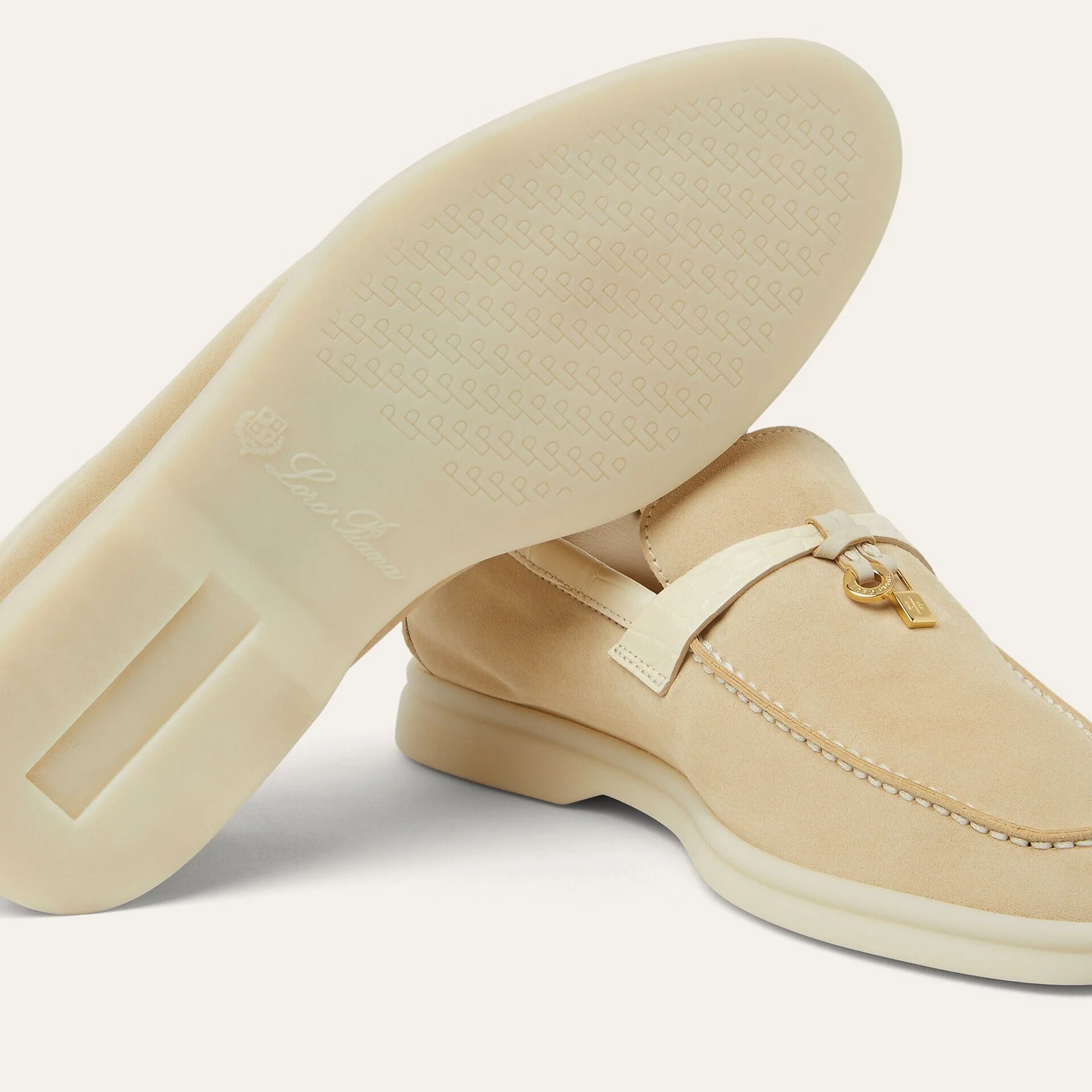 Loro Piana Summer Charms Walk Loafer Butter - Image 4