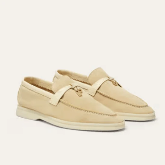 Loro Piana Summer Charms Walk Loafer Butter - Image 6