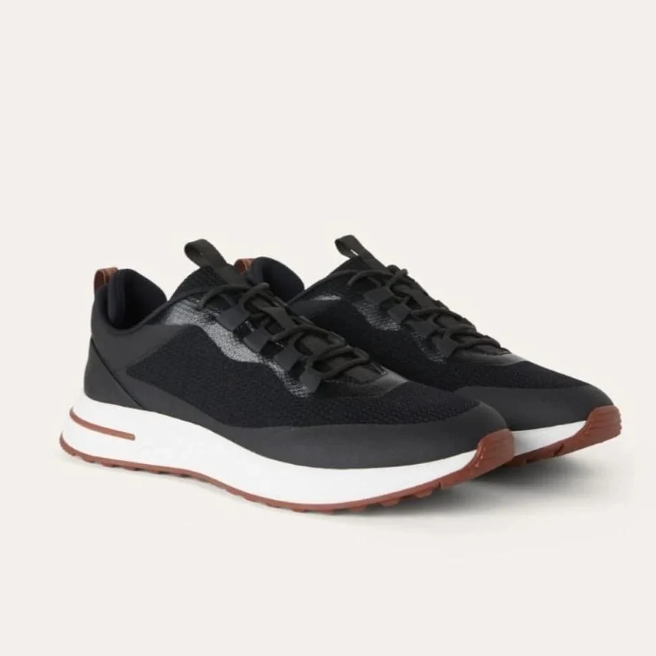 Loro Piana Week-End Walk Sneakers - Black