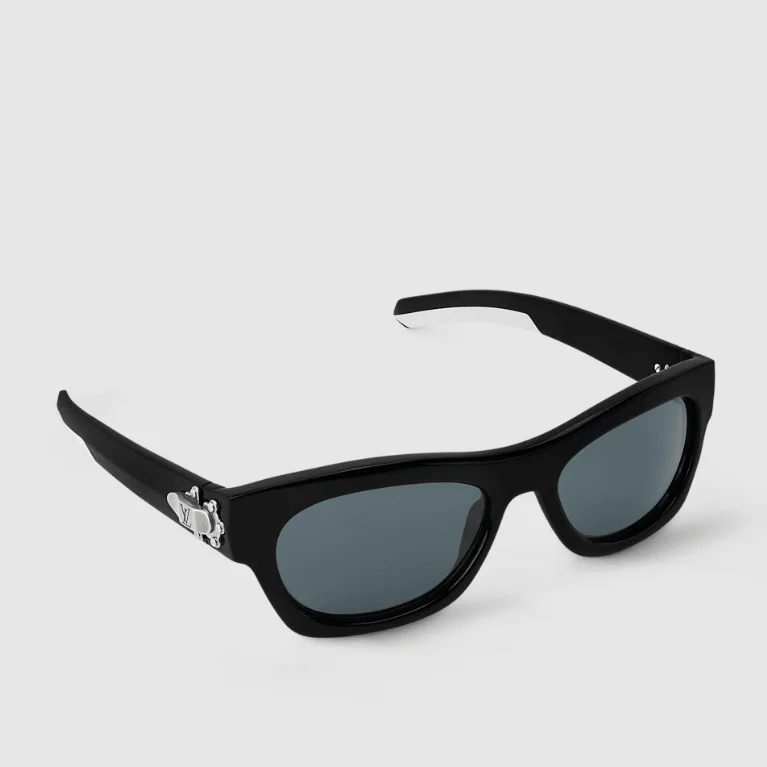 Louis Vuitton Frog Round Square Sunglasses Black - Image 2
