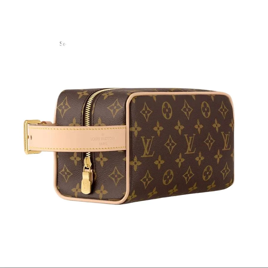 Louis Vuitton Locker Dopp Kit Brown Medium - Image 3