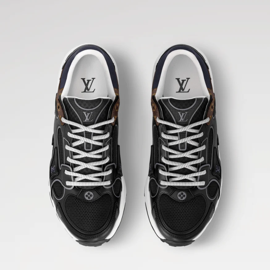 Louis Vuitton LV Olympia Sneaker – All-Black With Monogram Canvas - Image 3