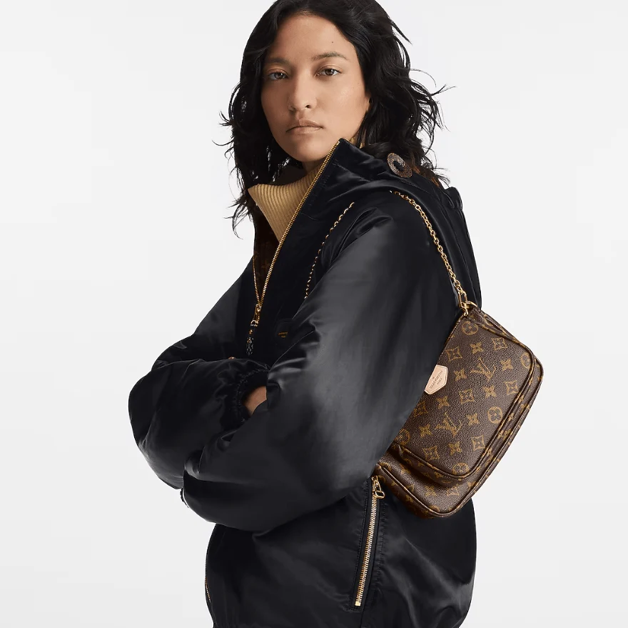 Louis Vuitton Multi Pochette Accessoires Monogram Canvas Rose Clair - Image 4