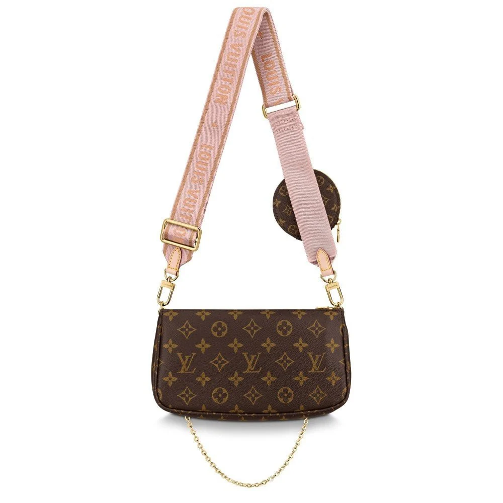 Louis Vuitton Multi Pochette Accessoires Monogram Canvas Rose Clair - Image 6
