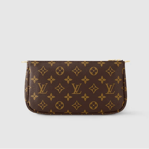 Louis Vuitton Multi Pochette Accessoires Monogram Canvas Rose Clair - Image 9