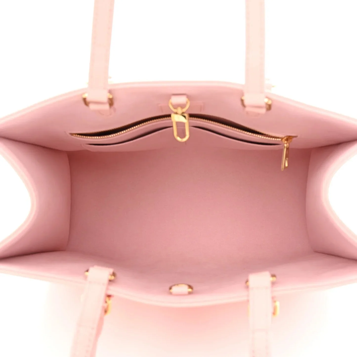 Louis Vuitton Leather Tote Bag Pink - Image 5