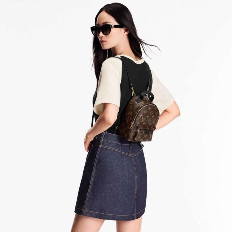 Louis Vuitton Monogram Palm Springs Backpack Mini - Image 3