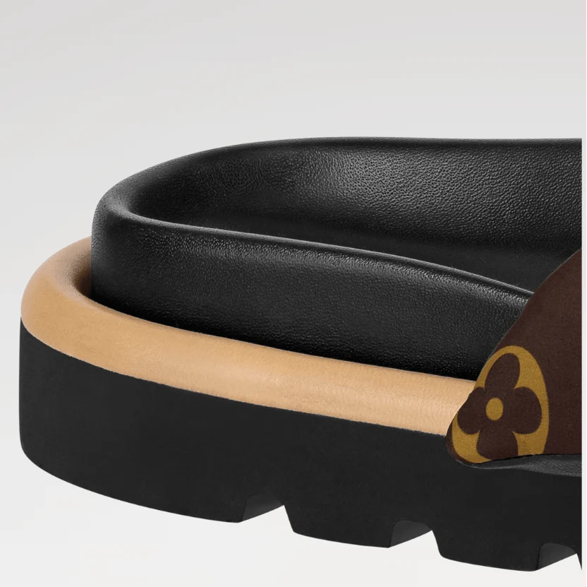 Louis Vuitton Pool Pillow Flat Comfort Mule Brown - Image 6