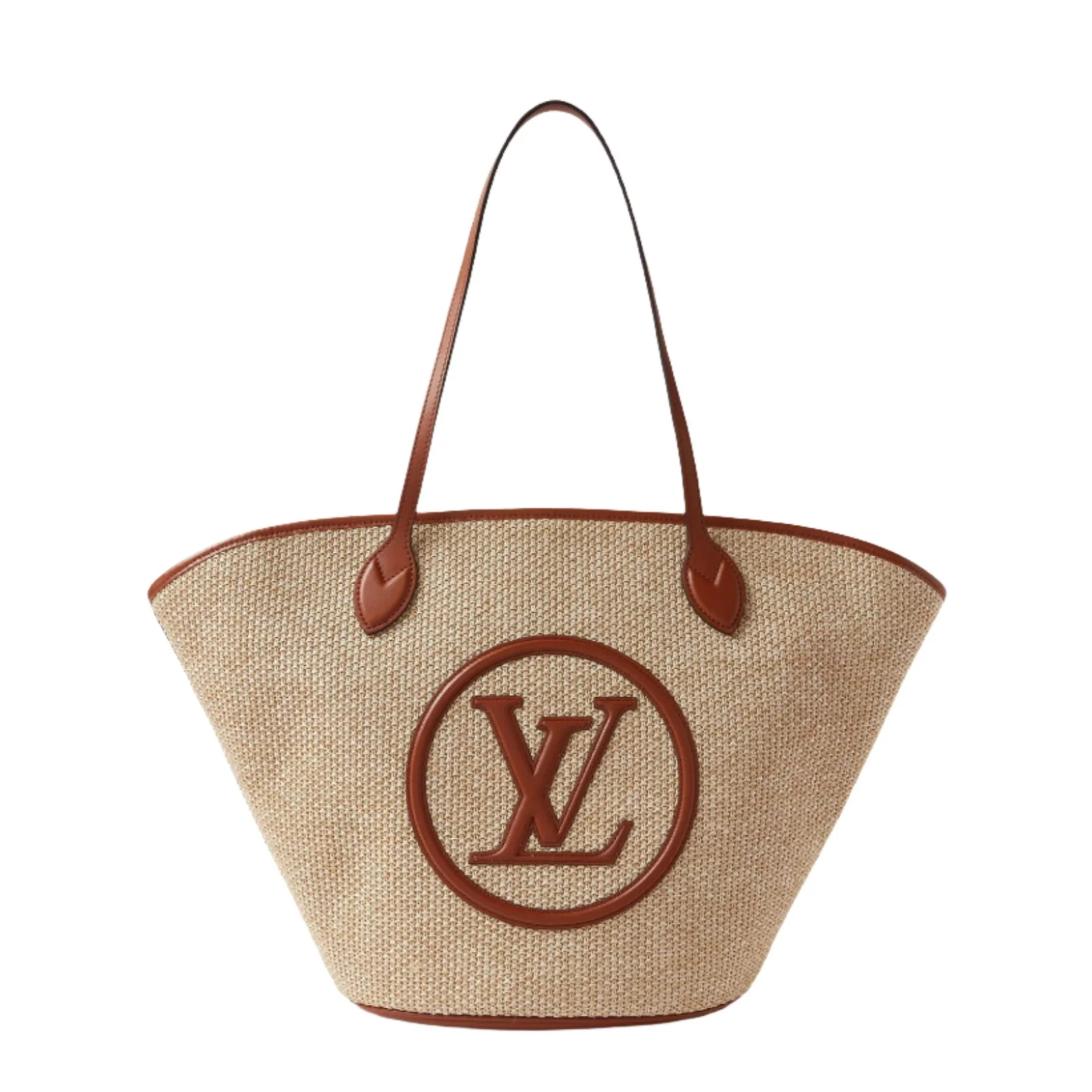 Louis Vuitton Raffia Saint Jacques Tote Caramel - Image 2