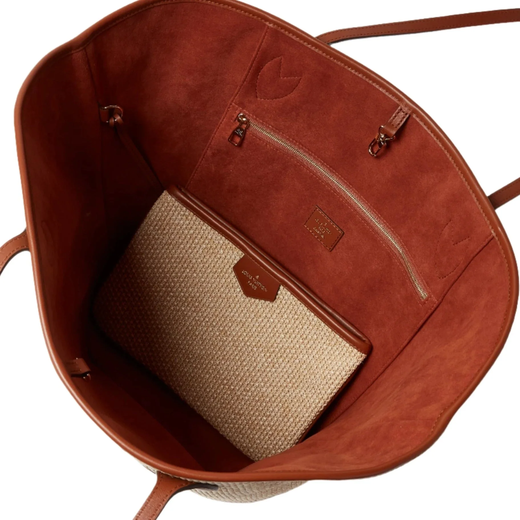 Louis Vuitton Raffia Saint Jacques Tote Caramel - Image 4