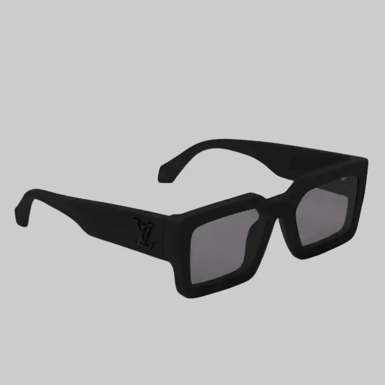 Louis Vuitton Signature Square Sunglasses - Matte Black - Image 2