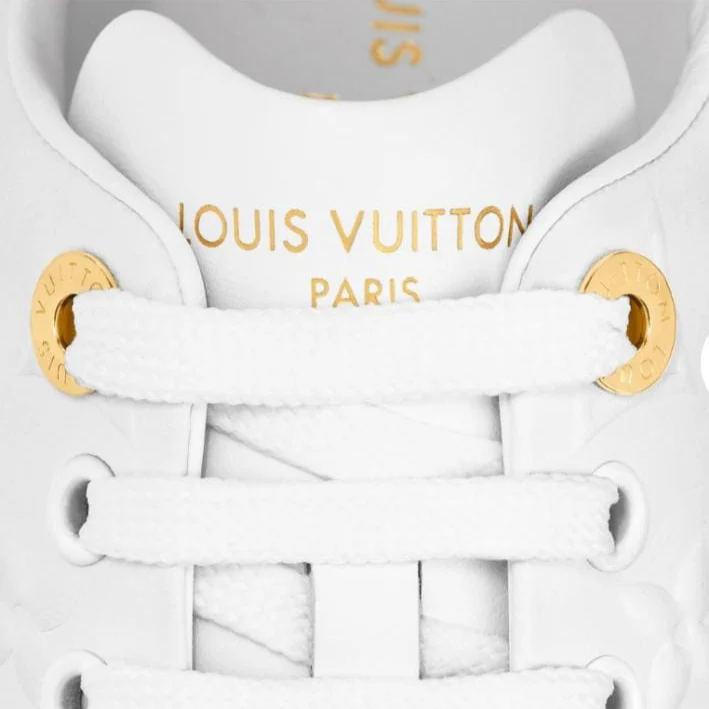 Louis Vuitton Time Out Leather Trainers White - Image 4