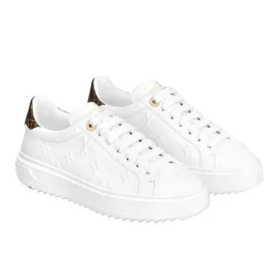 Louis Vuitton Time Out Leather Trainers White - Image 5