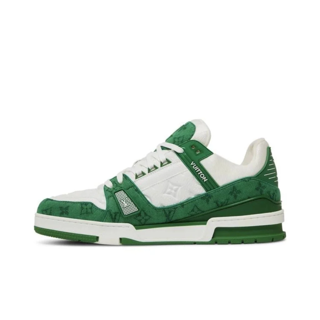 Louis Vuitton Trainer Low '#54 Mini Monogram - Green White' - Image 2