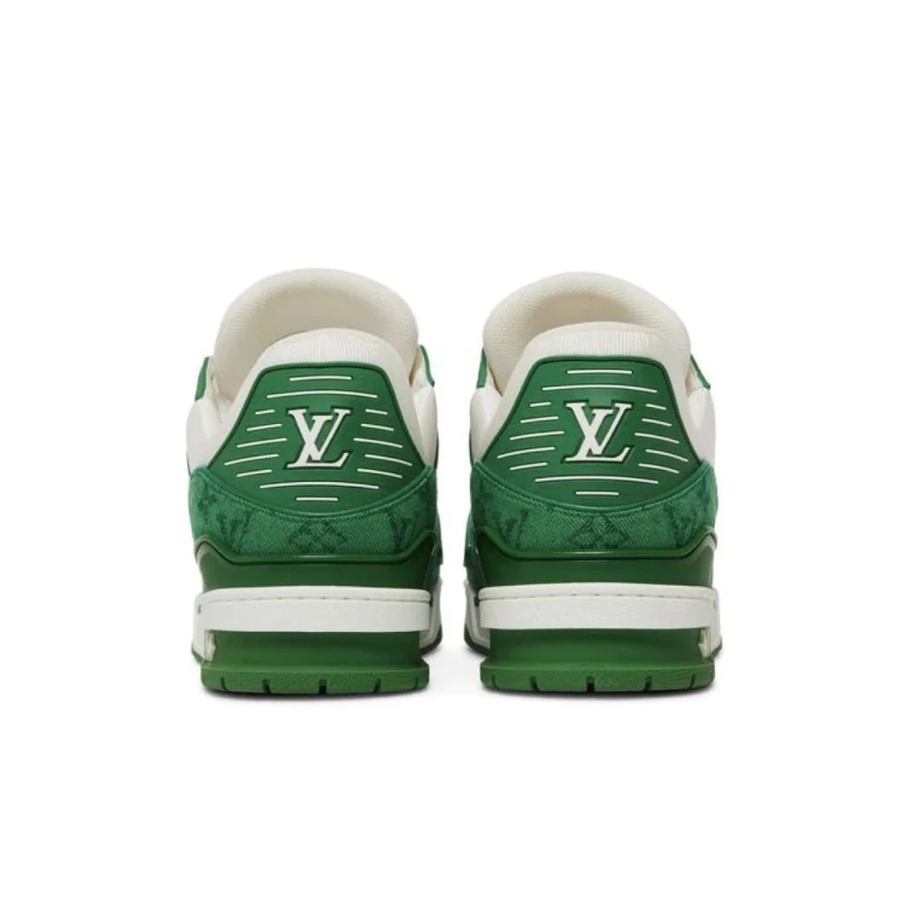 Louis Vuitton Trainer Low '#54 Mini Monogram - Green White' - Image 4