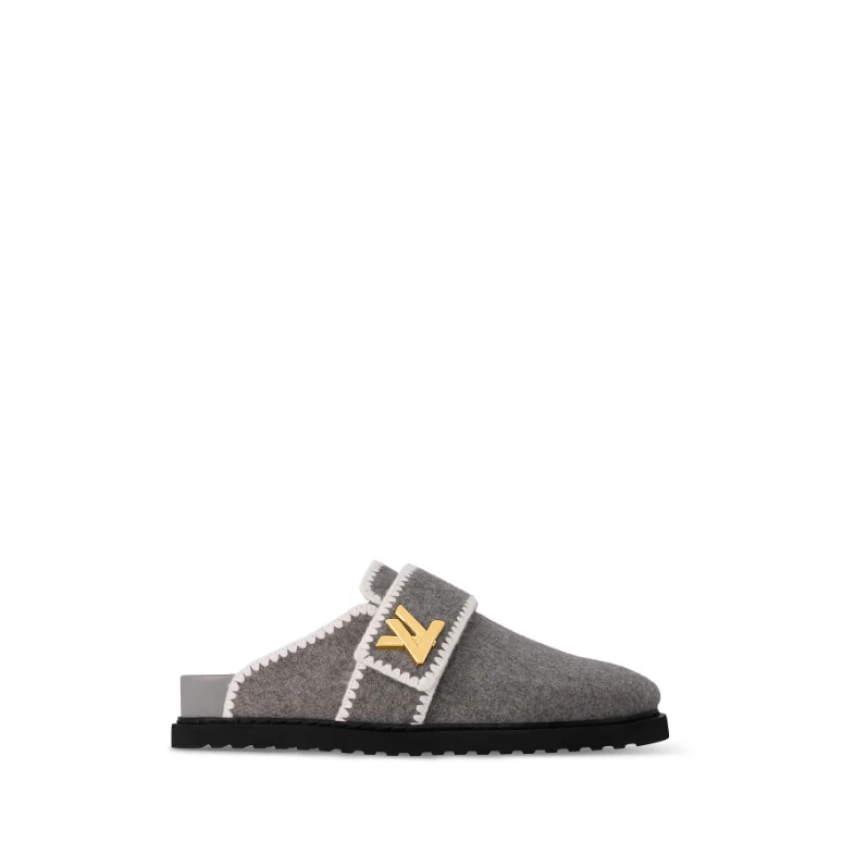 Louis Vuitton Cosy Flat Comfort Gray Clog - Image 2