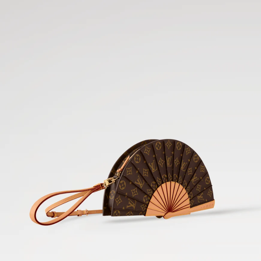LV Fan Bag – Luxury Monogram Canvas Brown - Image 3