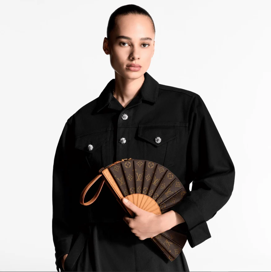 LV Fan Bag – Luxury Monogram Canvas Brown - Image 6