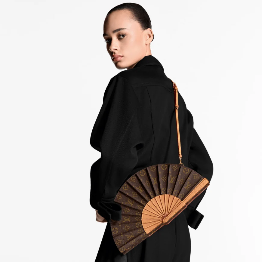 LV Fan Bag – Luxury Monogram Canvas Brown - Image 7