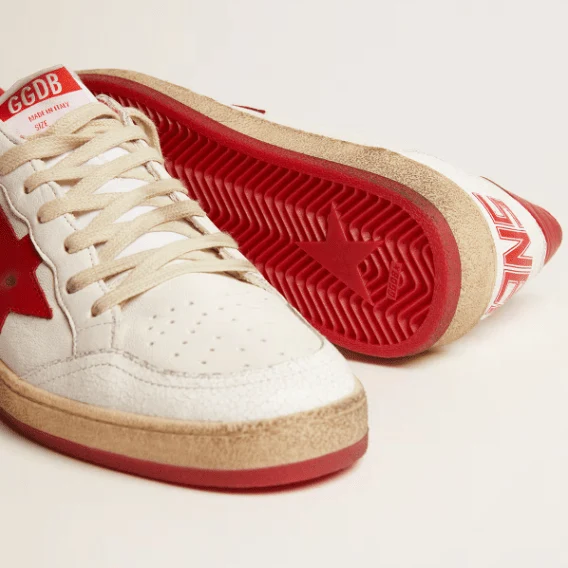 Golden Goose Ball Star in White Leather - Image 4
