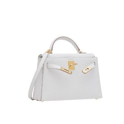 Hermès Mini Kelly In Epsom Leather In White With Gold Hardware - Image 4
